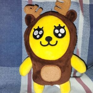 McDonald's Kakao Friends Yellow and Brown Plush Deer Toy